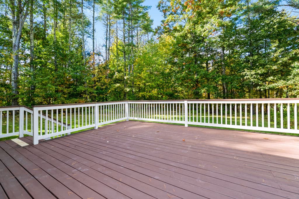 Rear deck