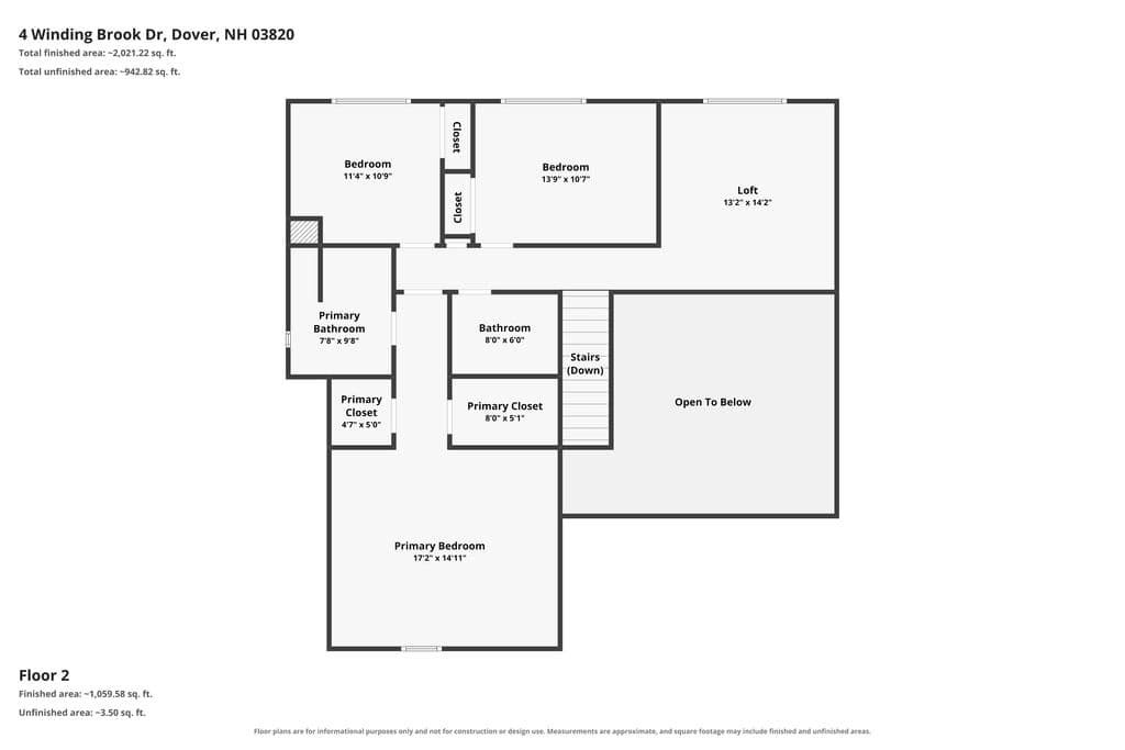 Second floor plan